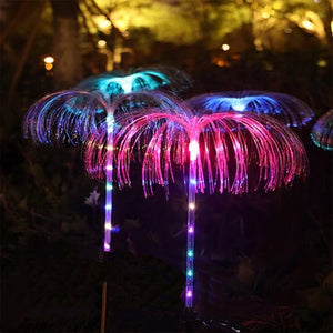 Solar LED Lights Outdoor Waterproof Solar Power Jellyfish Garden Decor Lawn Pathway Lamp 7 Color Changing Gizmokings Warehouse