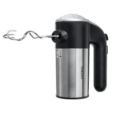 Kitchen Electric Hand Mixer with 5 Speeds Whisk with Egg Beater Dough Hook Gizmokings Warehouse