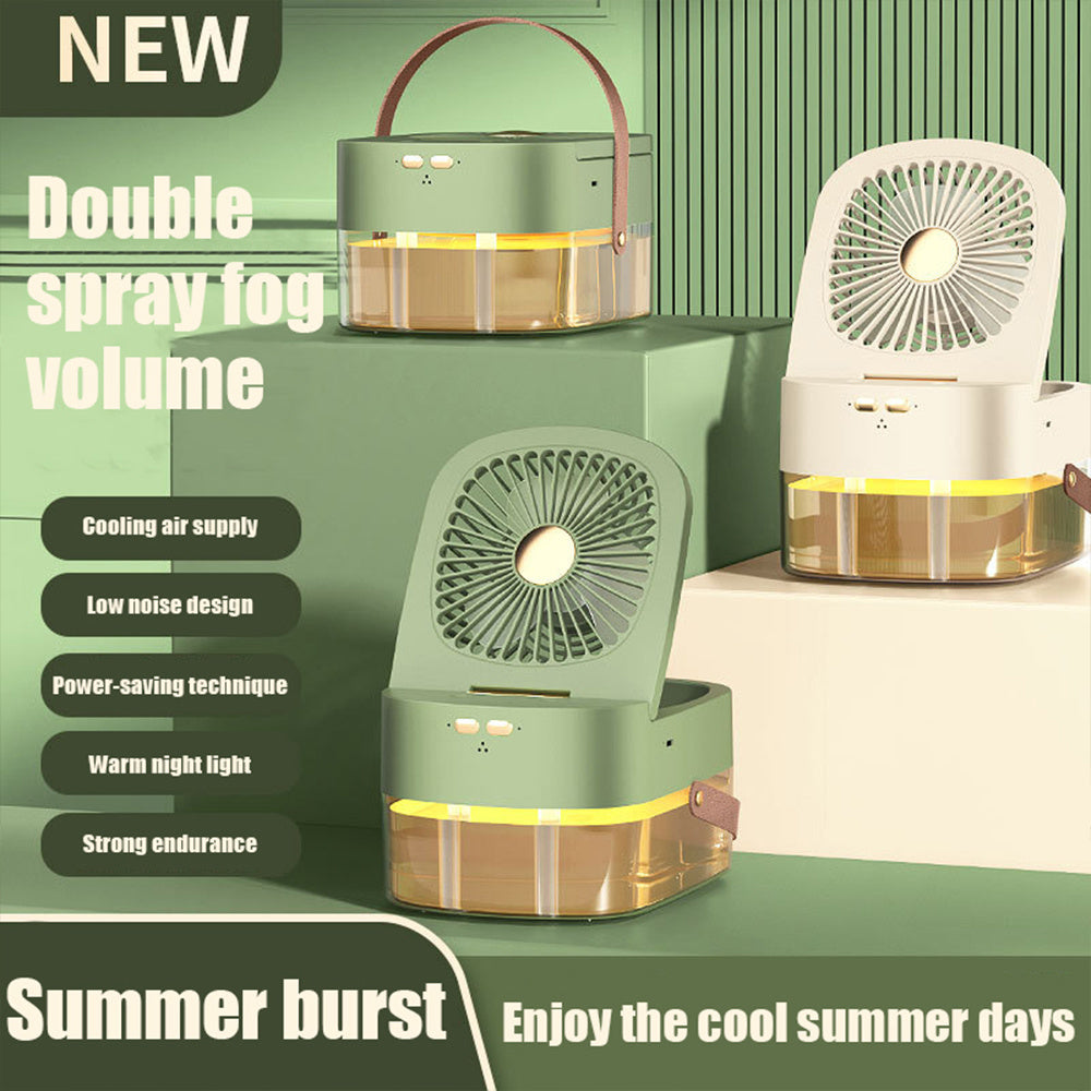 Mini USB Charging Air Cooler Fan with Remote & Timer easy-product-customizer