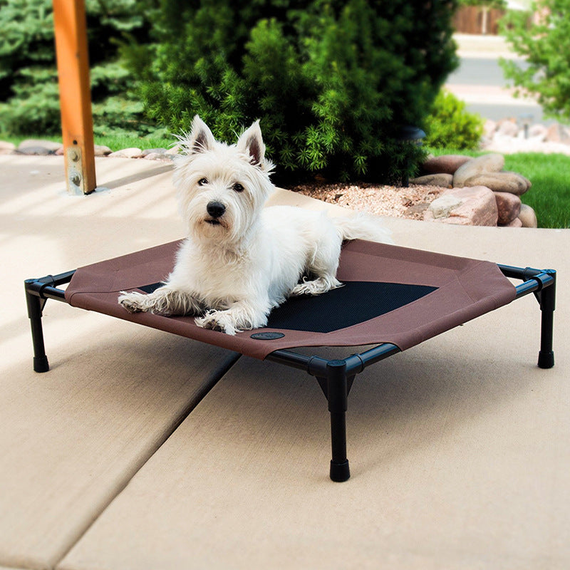Pet bed dog moisture-proof removable washable stack dog bed Oxford cloth camp bed Gizmokings Warehouse