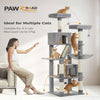 180cm Multi-Level Cat Tree Tower with Scratching Posts Gizmokings Warehouse