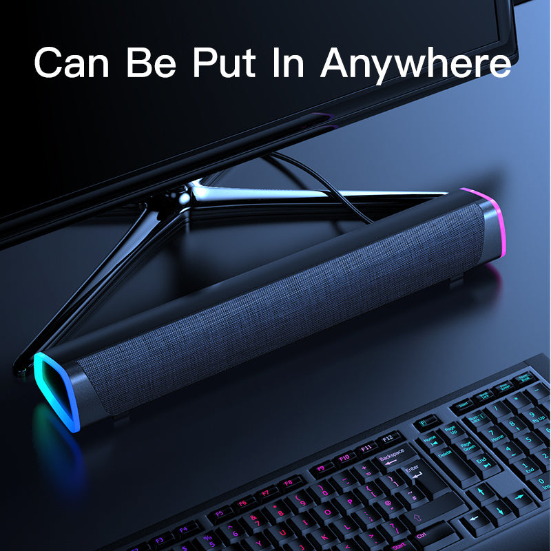 BlitzWave 4D Bluetooth Speaker Bar – Unleash Immersive Sound on Your MacBook, Laptop & PC! Gizmokings Warehouse