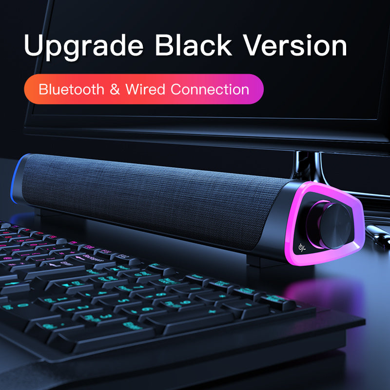 BlitzWave 4D Bluetooth Speaker Bar – Unleash Immersive Sound on Your MacBook, Laptop & PC! Gizmokings Warehouse