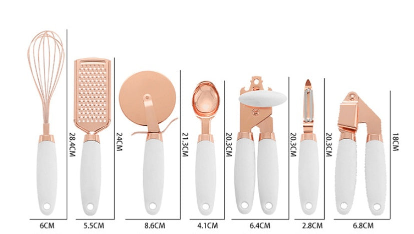 Kitchen Household Peeler Gadget Copper Plating Set Gizmokings Warehouse