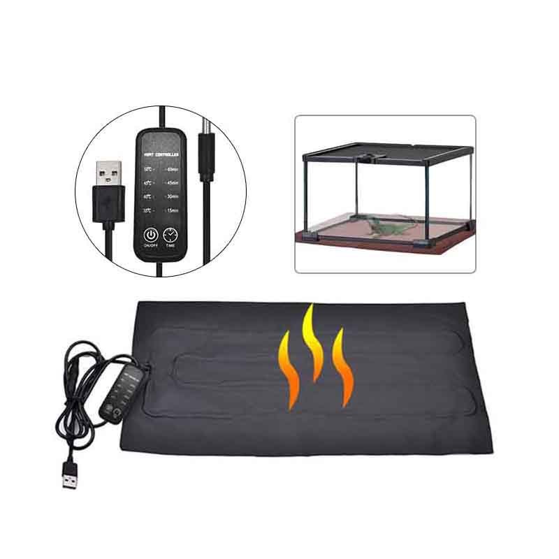 Reptile Heating Pad With Adjustable Thermostat Switch To Warm Pet Bed Pet Heating Gizmokings Warehouse