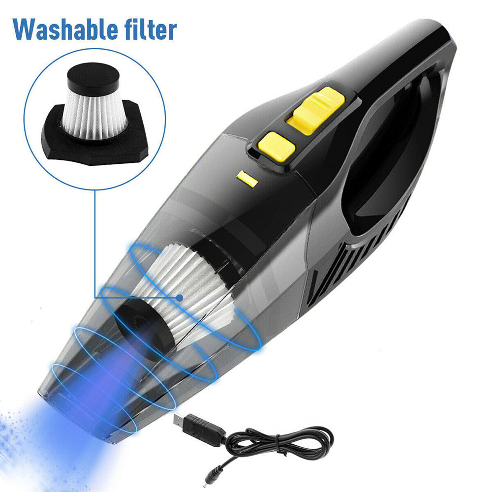 New Usb Wet And Dry Vacuum Cleaner Car Cordless Handheld Rec Gizmokings Warehouse