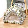 “Purrfect Hideout Alert: Give Your Feline a Royal Retreat with Gizmokings’ Enclosed Cat Tent! Gizmokings Warehouse