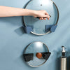 Simple Pot Cover Rack Wall-mounted Household Non-punching Multifunctional Pot Cover Shelf Gizmokings Warehouse