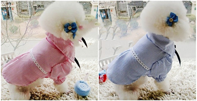 Bubble Sleeve Bow Tie Pet Shirt Gizmokings Warehouse