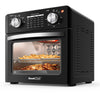 Geek Chef Air Fryer 10QT, Countertop Toaster Oven, 4 Slice Toaster Air Fryer Oven Warm, Broil, Toast, Bake, Air Fry, Oil-Free, Black Stainless Steel, Perfect For Countertop, Ban On Amazon Gizmokings Warehouse