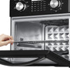 Geek Chef Air Fryer 10QT, Countertop Toaster Oven, 4 Slice Toaster Air Fryer Oven Warm, Broil, Toast, Bake, Air Fry, Oil-Free, Black Stainless Steel, Perfect For Countertop, Ban On Amazon Gizmokings Warehouse