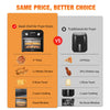 Geek Chef Air Fryer 10QT, Countertop Toaster Oven, 4 Slice Toaster Air Fryer Oven Warm, Broil, Toast, Bake, Air Fry, Oil-Free, Black Stainless Steel, Perfect For Countertop, Ban On Amazon Gizmokings Warehouse