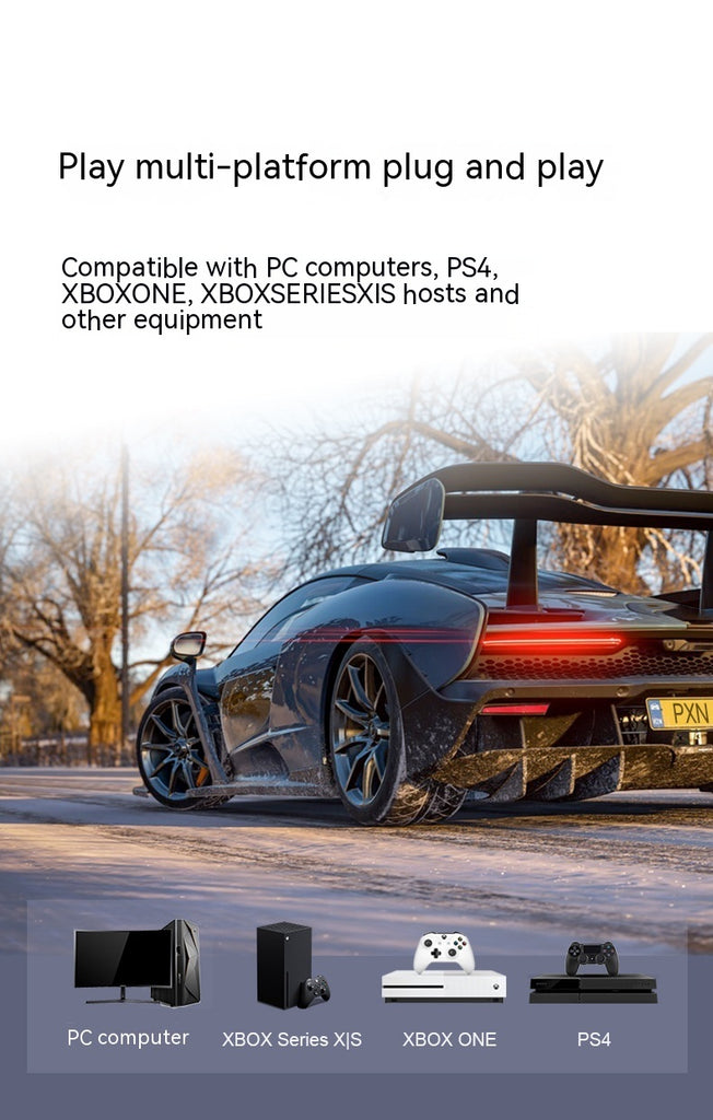 PXN V10 Game Aiming Wheel Force Feedback Racing Game Aiming Wheel Compatible With PCXBOX ONEPS4 Gizmokings Warehouse