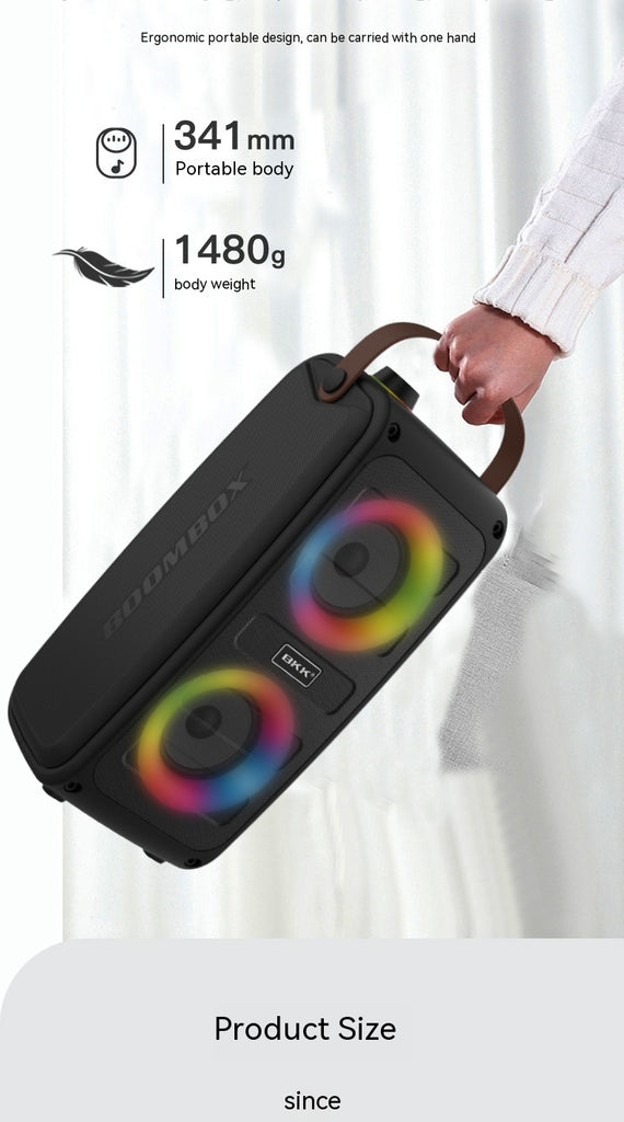 Portable Bluetooth Speaker Color Light Speaker Gizmokings Warehouse