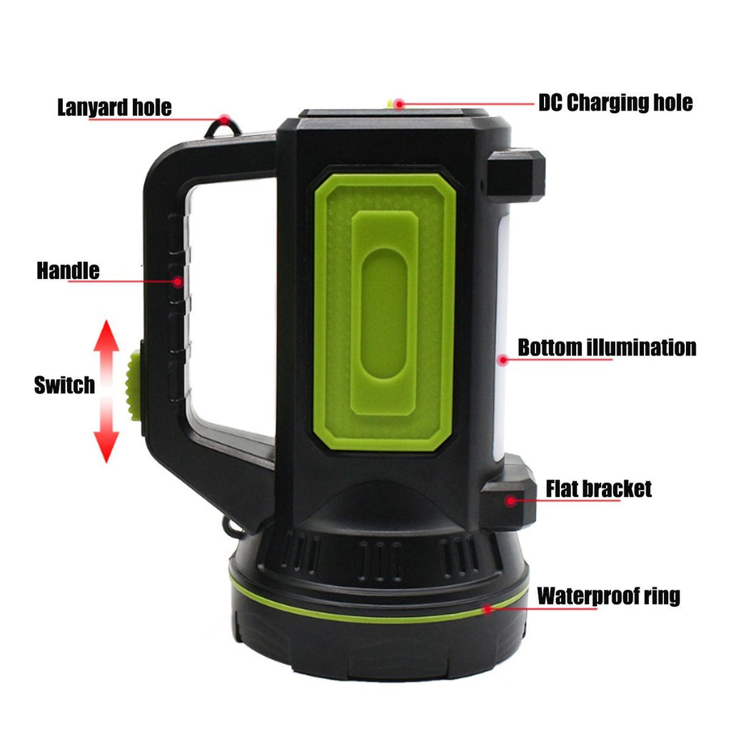 Rechargeable super bright led flashlight Gizmokings Warehouse
