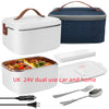 Hot Meals On The Go: Gzimokings’ Car-Mounted Stainless Steel Lunch Box Gizmokings Warehouse