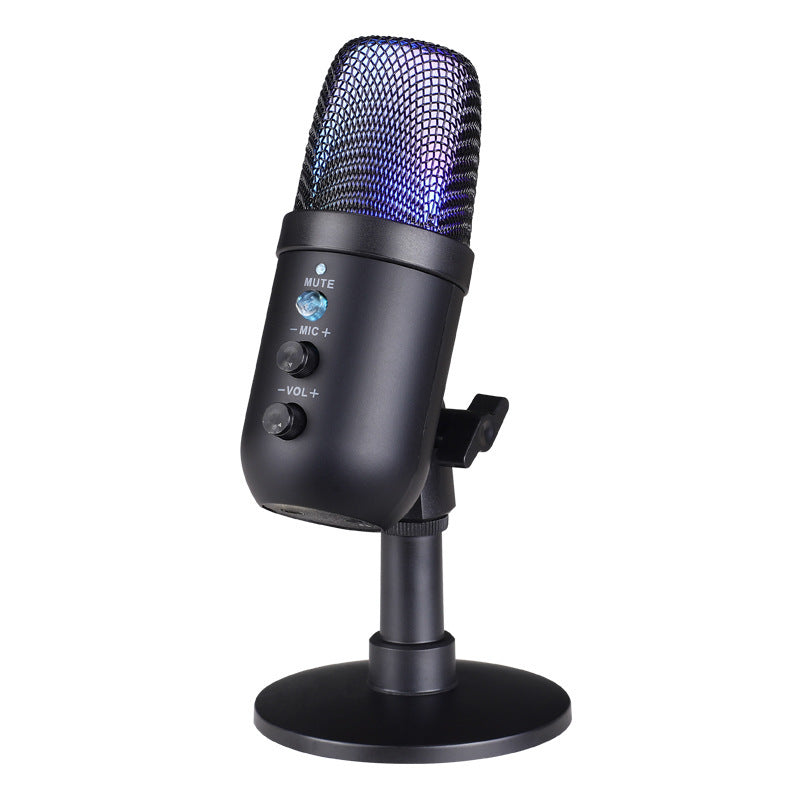 USB Microphone RGB Mobile Phone Computer Live Karaoke E-sports Games Microphone easy-product-customizer