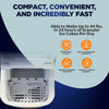 Ice Maker Ice Maker Countertop 44LBS Ice Maker Home Use Outdoor Use Ice Maker 20KG Compact Ice Maker With Ice Scoop & Basket, Ideal For Home Use Party Camping Gizmokings Warehouse