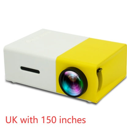 Portable Projector 3D Hd Led Home Theater Cinema HDMI-compatible Usb Audio Projector Yg300 Mini Projector Gizmokings Warehouse