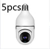WiFi CAMERA 1080P Bulb 4X Zoom Camera E27 Home 5GWiFi Alarm Monitor Gizmokings Warehouse