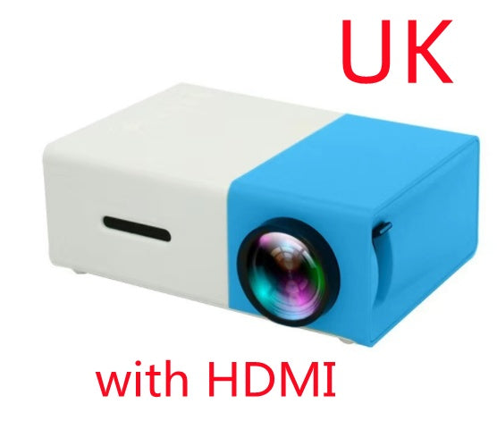 Portable Projector 3D Hd Led Home Theater Cinema HDMI-compatible Usb Audio Projector Yg300 Mini Projector Gizmokings Warehouse