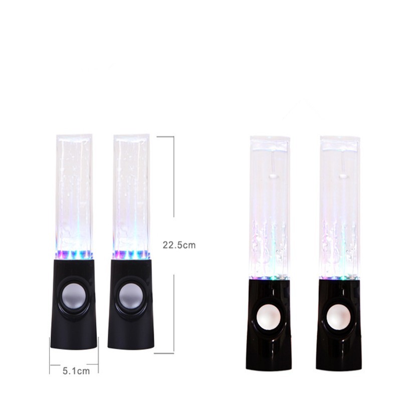 Wireless Dancing Water Speaker LED Light Fountain Speaker Home Party Gizmokings Warehouse