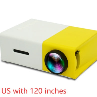 Portable Projector 3D Hd Led Home Theater Cinema HDMI-compatible Usb Audio Projector Yg300 Mini Projector Gizmokings Warehouse