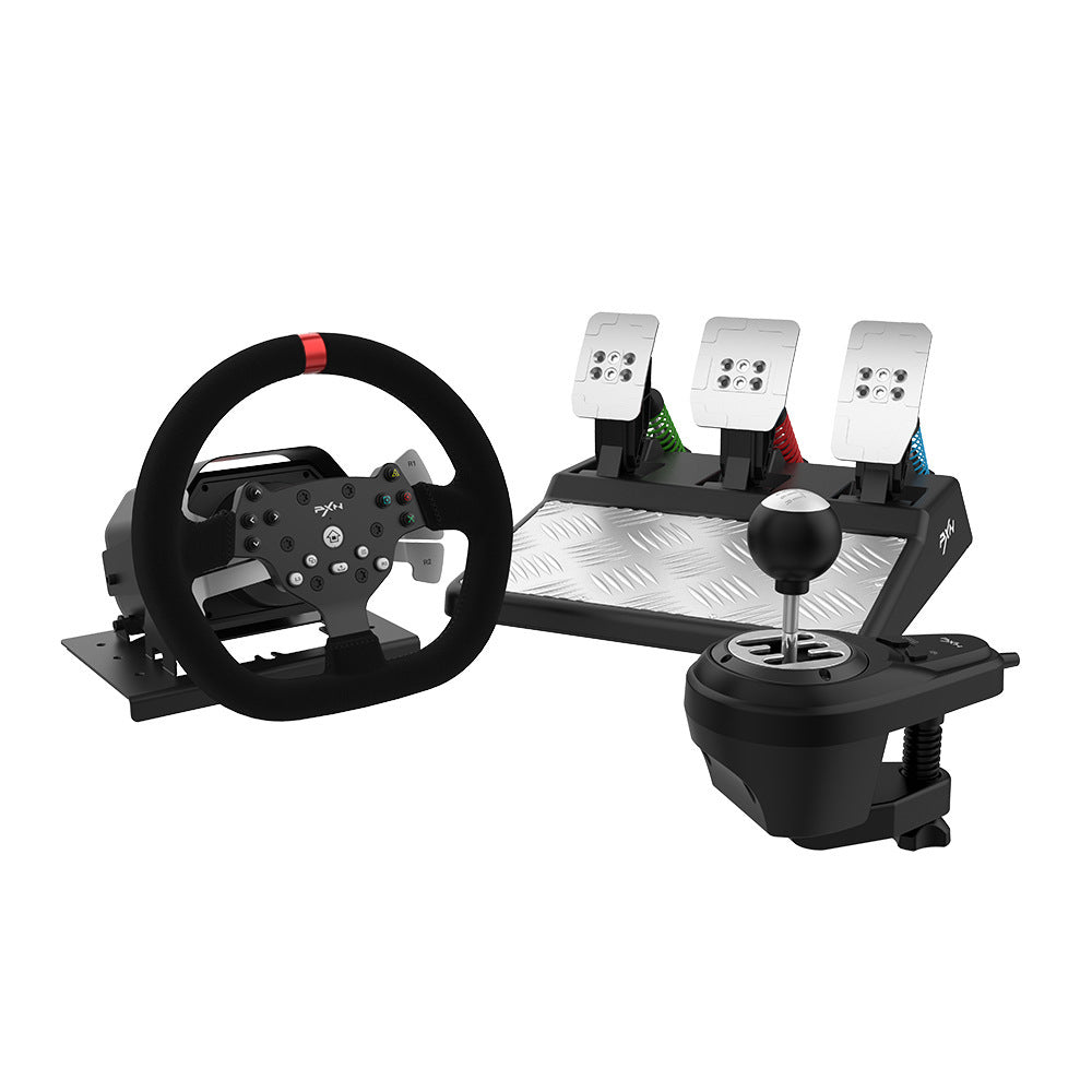 PXN V10 Game Aiming Wheel Force Feedback Racing Game Aiming Wheel Compatible With PCXBOX ONEPS4 Gizmokings Warehouse