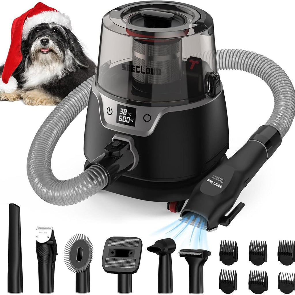 The Ultimate Fur-Buster: 6-in-1 Pet Grooming Vacuum & Dryer Gizmokings Warehouse