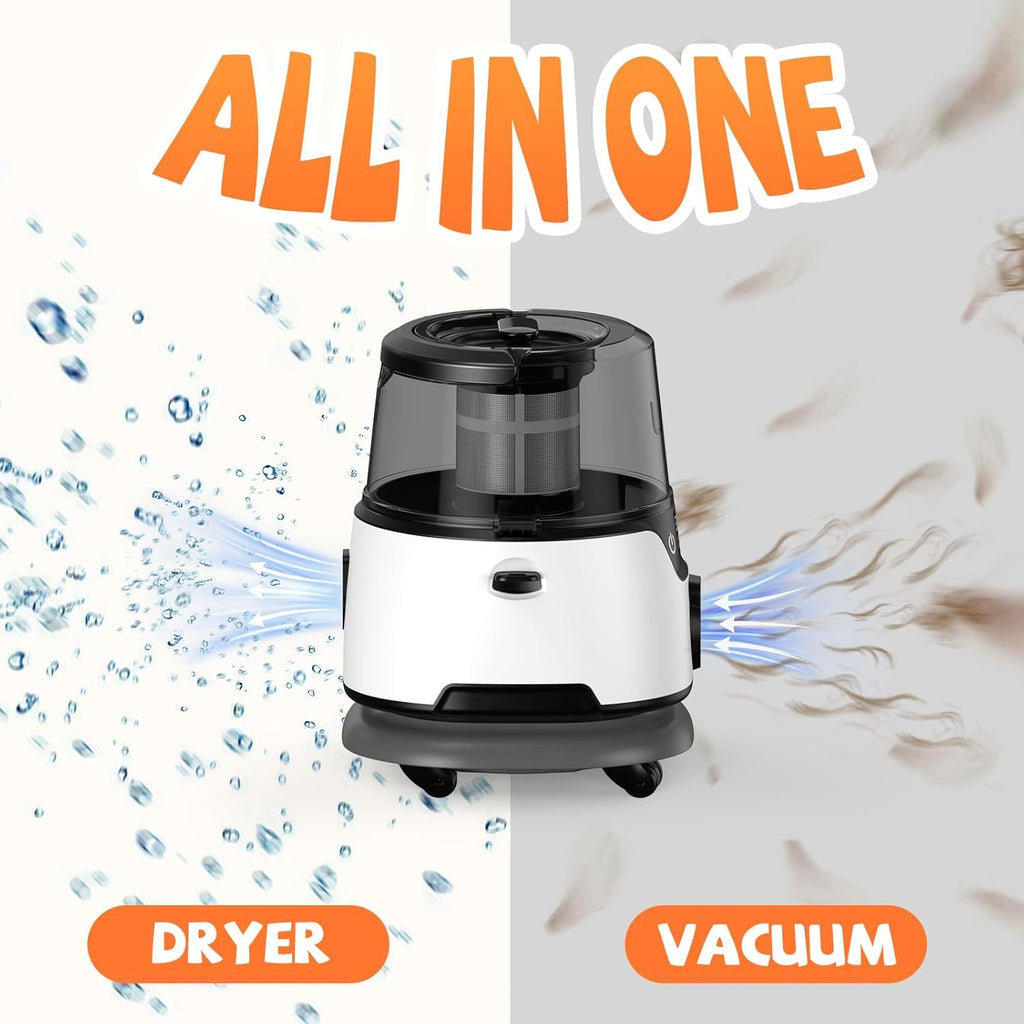 The Ultimate Fur-Buster: 6-in-1 Pet Grooming Vacuum & Dryer Gizmokings Warehouse
