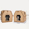 Unbox Purr-fection: The Ultimate Carton Castle for Cats! Gizmokings Warehouse
