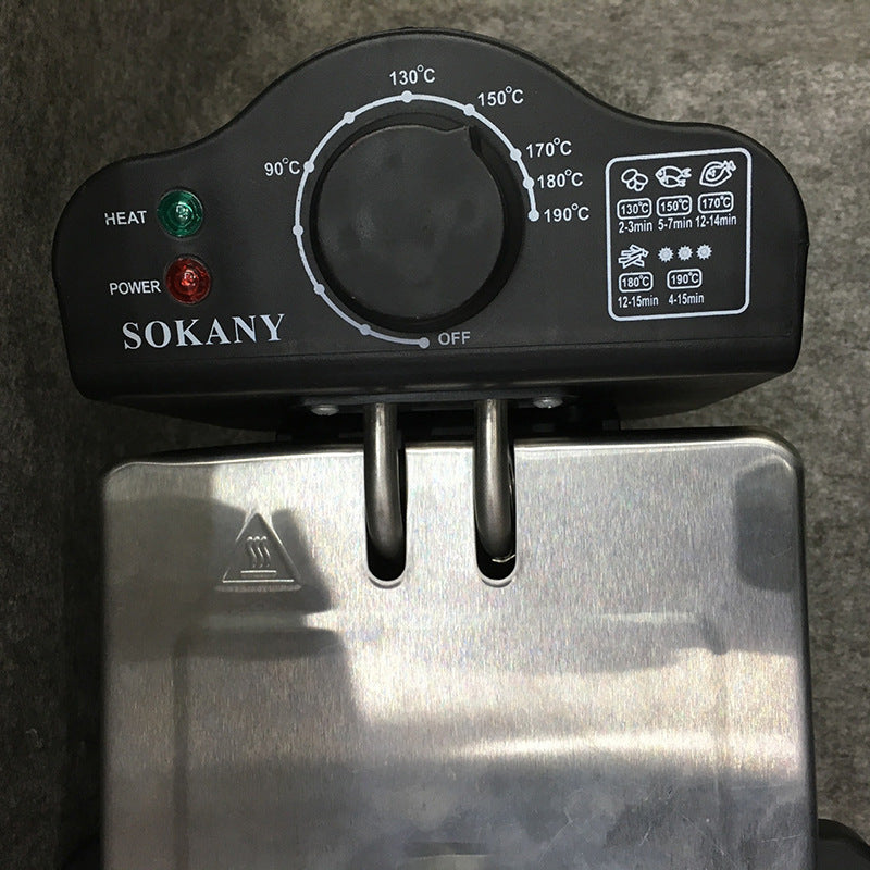 Household 3L French Fries Electromechanical Fryer Gizmokings Warehouse