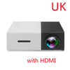 Portable Projector 3D Hd Led Home Theater Cinema HDMI-compatible Usb Audio Projector Yg300 Mini Projector Gizmokings Warehouse