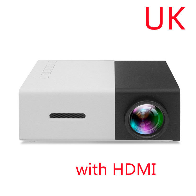 Portable Projector 3D Hd Led Home Theater Cinema HDMI-compatible Usb Audio Projector Yg300 Mini Projector Gizmokings Warehouse