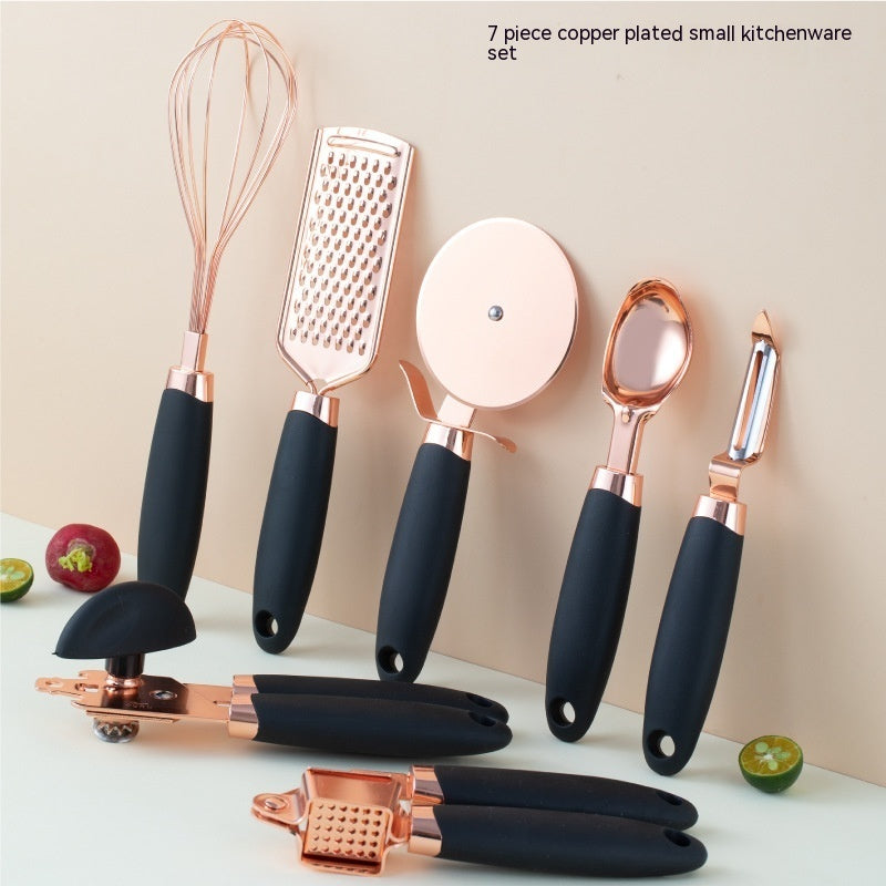 Kitchen Household Peeler Gadget Copper Plating Set Gizmokings Warehouse