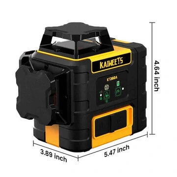 KAIWEETS KT360A 3x360 Green Laser Level – Rechargeable, 196ft Range Banggood Dropship