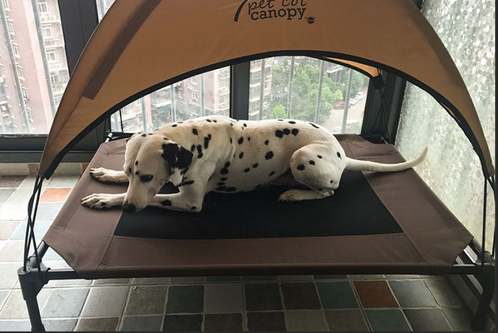 Pet bed dog moisture-proof removable washable stack dog bed Oxford cloth camp bed Gizmokings Warehouse