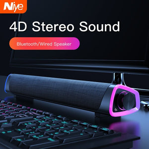 BlitzWave 4D Bluetooth Speaker Bar – Unleash Immersive Sound on Your MacBook, Laptop & PC! Gizmokings Warehouse
