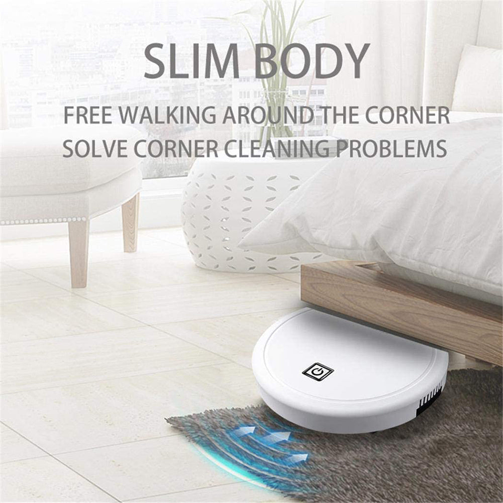 3-in-1 Smart Robot Vacuum Cleaner - 1800Pa USB Rechargeable Wet & Dry Sweeping Gizmokings Warehouse