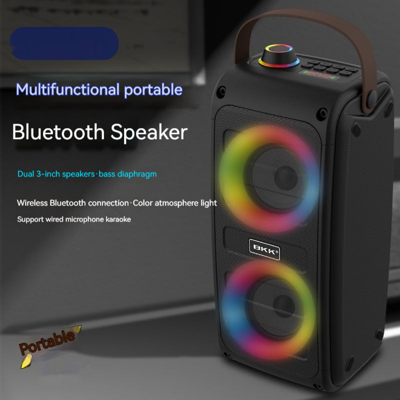 Portable Bluetooth Speaker Color Light Speaker Gizmokings Warehouse