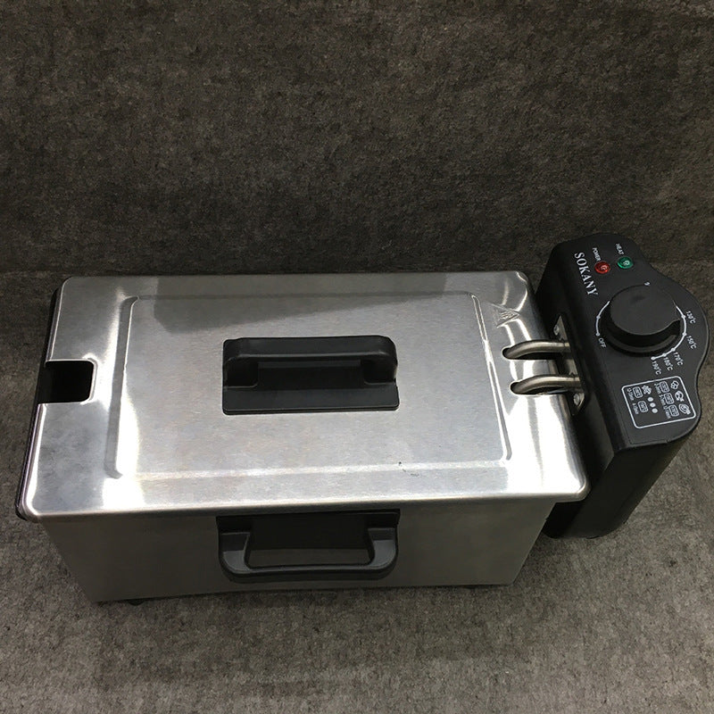Household 3L French Fries Electromechanical Fryer Gizmokings Warehouse