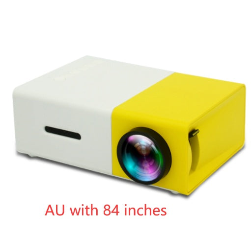 Portable Projector 3D Hd Led Home Theater Cinema HDMI-compatible Usb Audio Projector Yg300 Mini Projector Gizmokings Warehouse
