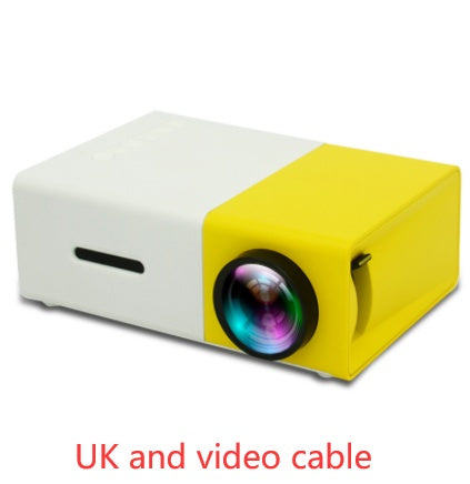 Portable Projector 3D Hd Led Home Theater Cinema HDMI-compatible Usb Audio Projector Yg300 Mini Projector Gizmokings Warehouse