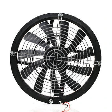 12V 25CM Solar-Powered Exhaust Fan – High Air Volume Cooling Gizmokings Warehouse