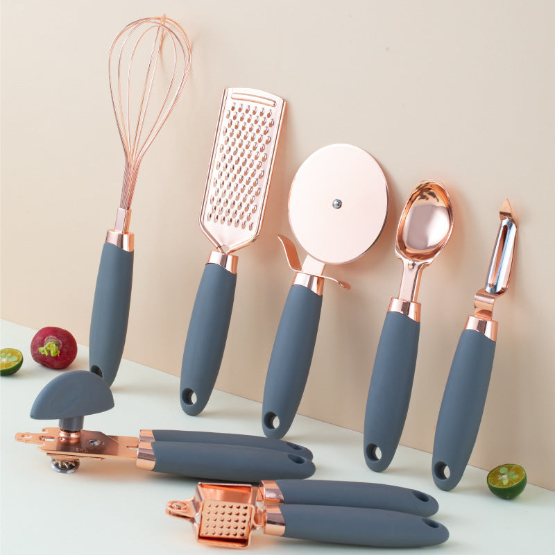 Kitchen Household Peeler Gadget Copper Plating Set Gizmokings Warehouse