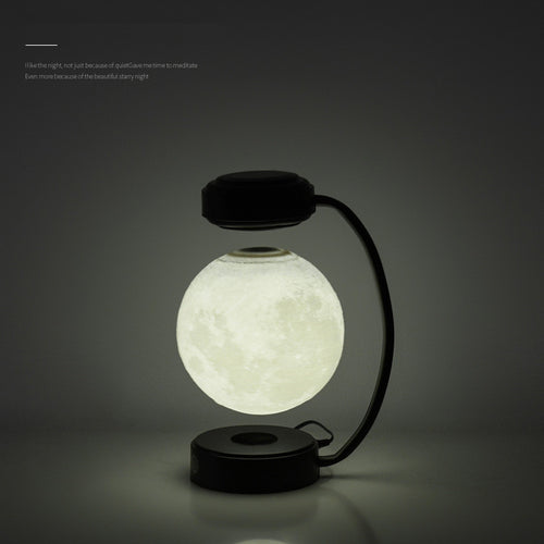 3D LED Floating Moon Lamp – Magnetic Levitating Rotating Night Light Gizmokings Warehouse