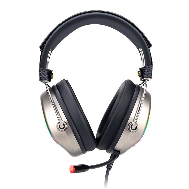 USB Headset Gaming Headset RGB Luminous Gaming Wired Headset With Microphone Gizmokings Warehouse