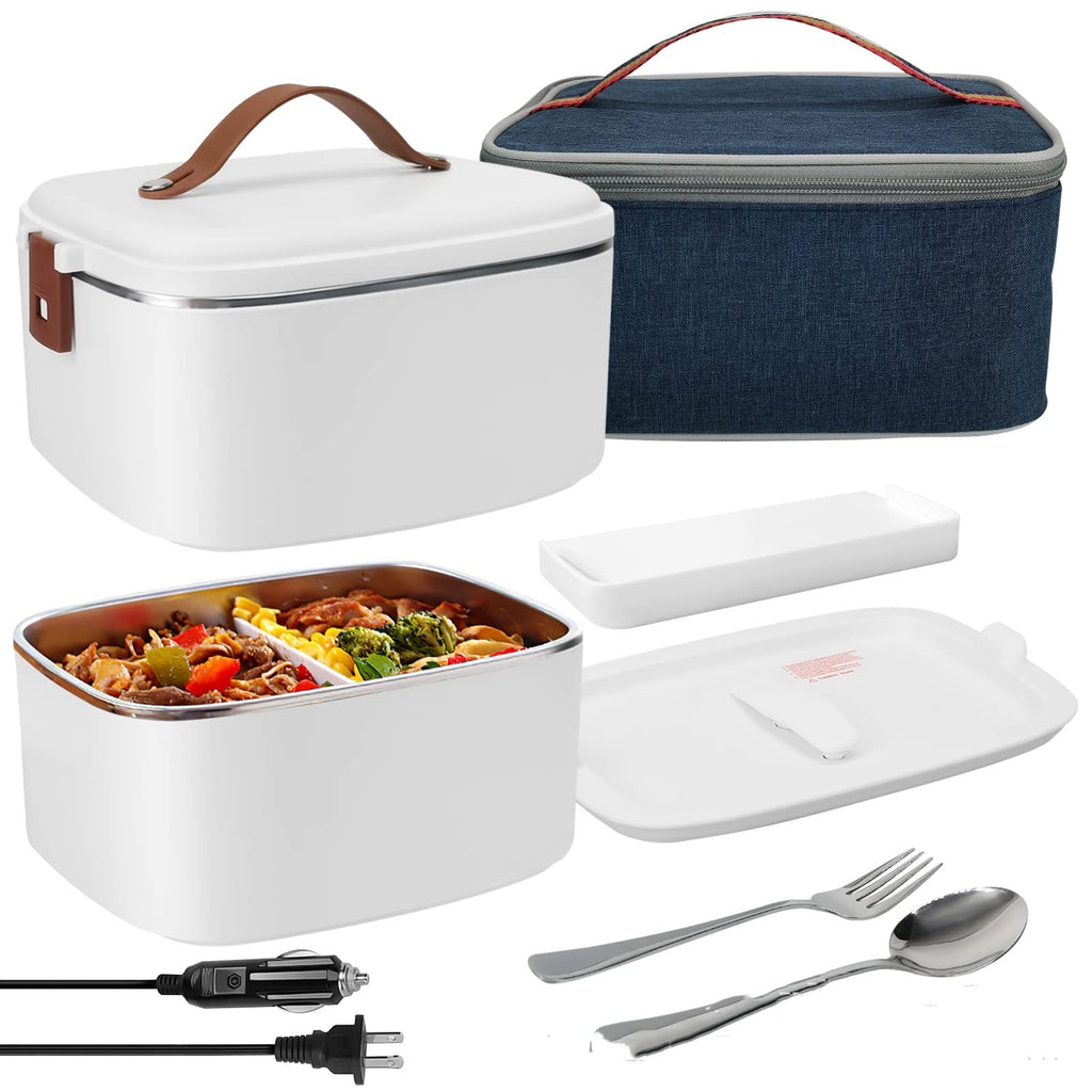 Hot Meals On The Go: Gzimokings’ Car-Mounted Stainless Steel Lunch Box Gizmokings Warehouse