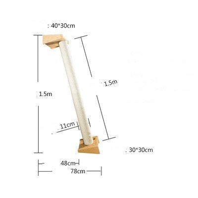 Solid Wood Large Cat Climbing Frame Cat Litter Cat Tree One Cat Shelf Gizmokings Warehouse