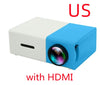 Portable Projector 3D Hd Led Home Theater Cinema HDMI-compatible Usb Audio Projector Yg300 Mini Projector Gizmokings Warehouse